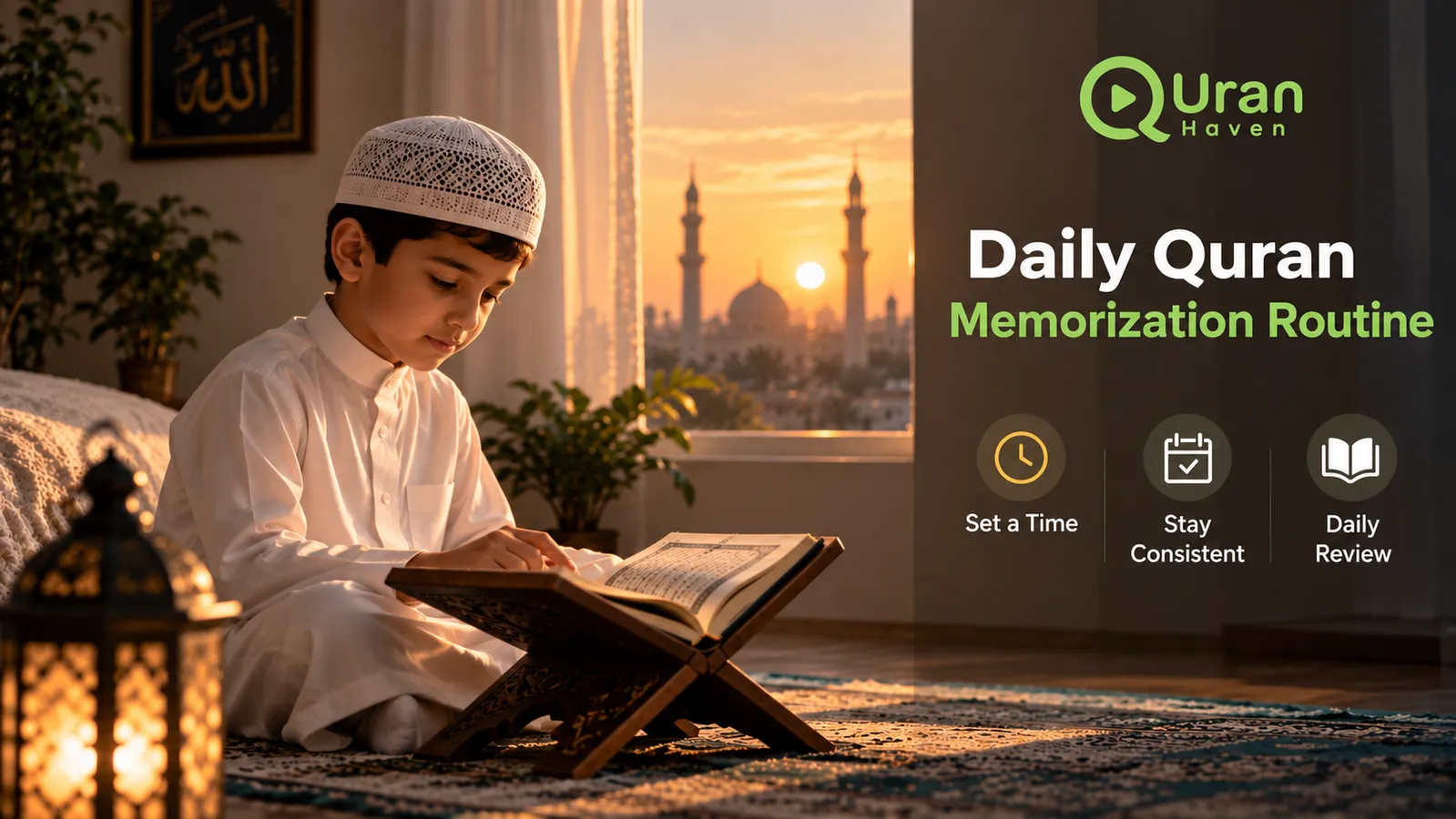 Practical daily Quran memorization routine with new Hifz and revision