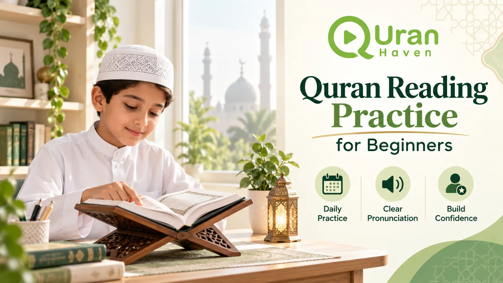 Beginner following a 30-day Quran reading practice plan
